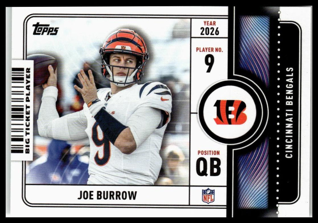 2026 Topps Flagship #BTP-8 Joe Burrow Big Ticket Players