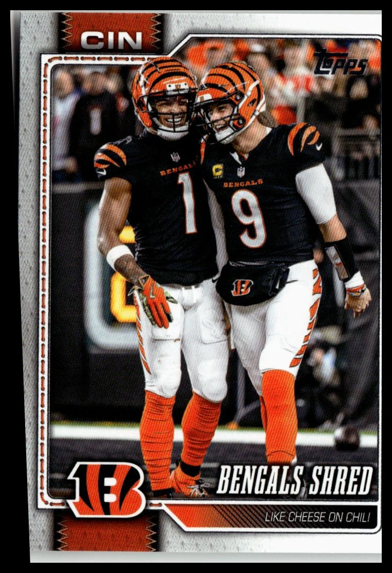 2026 Topps Flagship #293 Bengals Shred