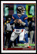 2026 Topps Flagship #91TF-33 Jaxson Dart 1991 Topps Football