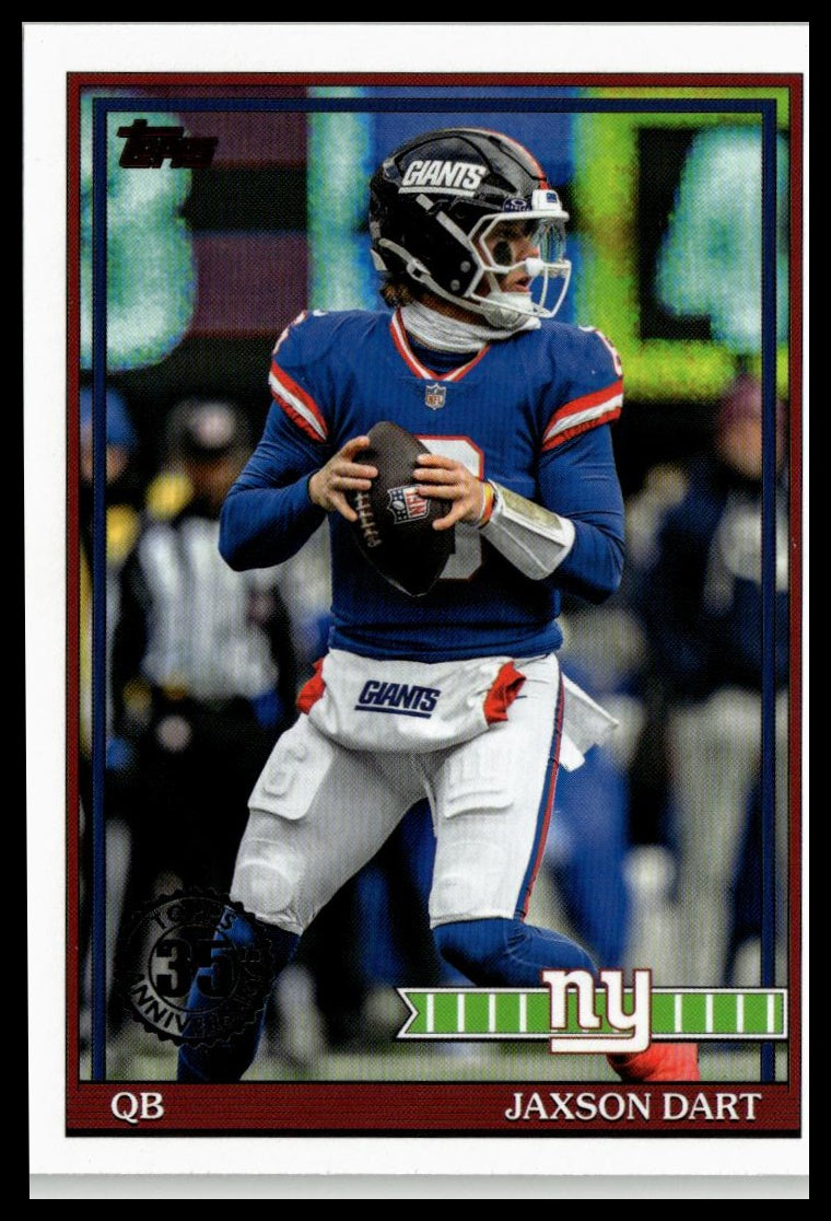 2026 Topps Flagship #91TF-33 Jaxson Dart 1991 Topps Football