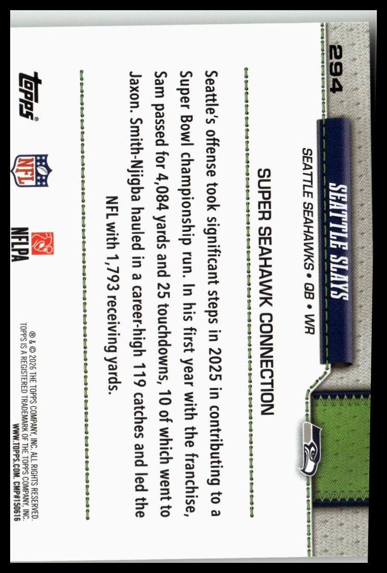 2026 Topps Flagship #294 Seattle Slays