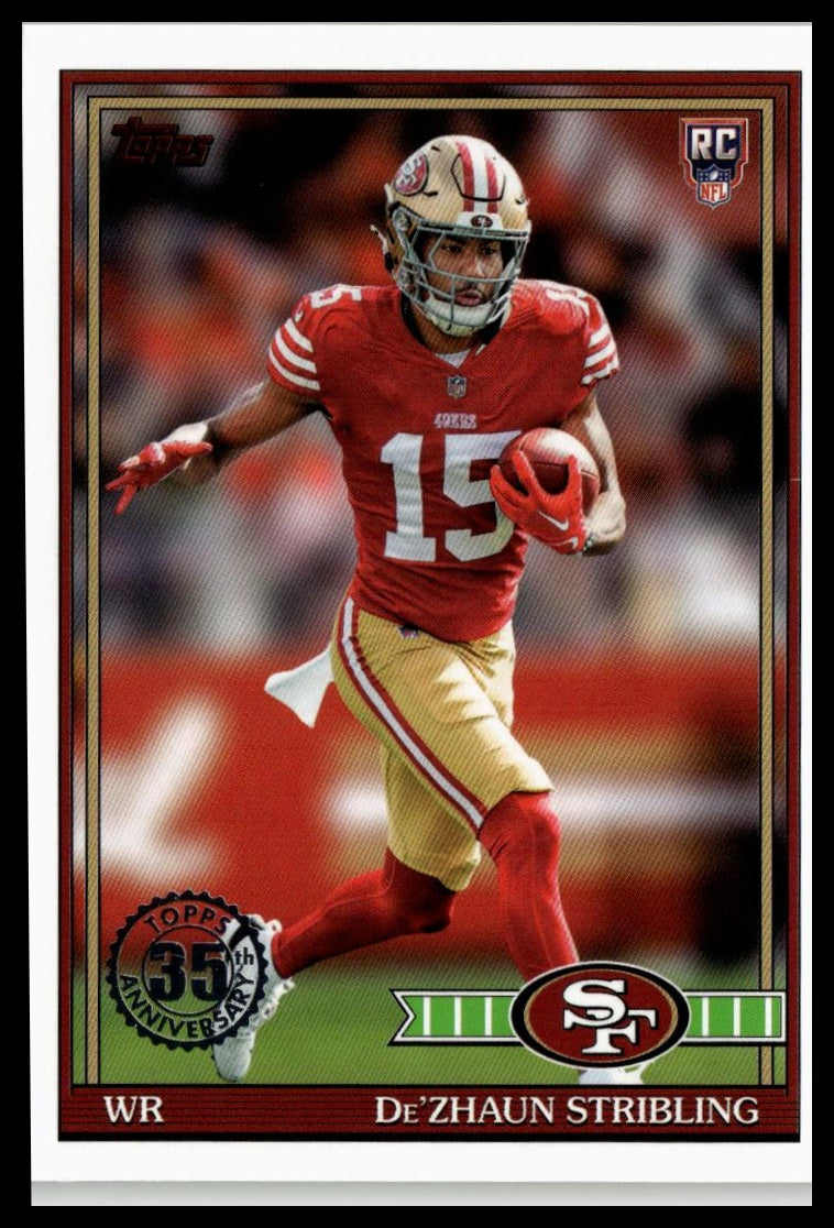 2026 Topps Flagship #91TR-36 De'Zhaun Stribling 1991 Topps Football Rookies