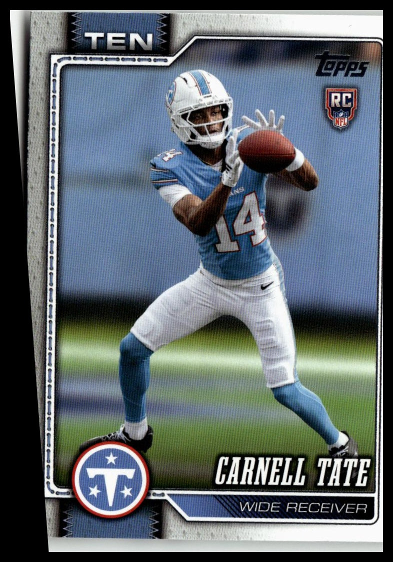 2026 Topps Flagship #318 Carnell Tate