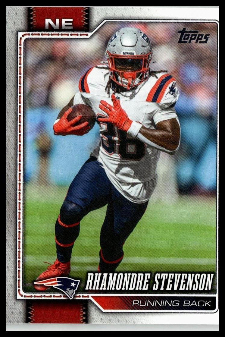 2026 Topps Flagship #141 Rhamondre Stevenson