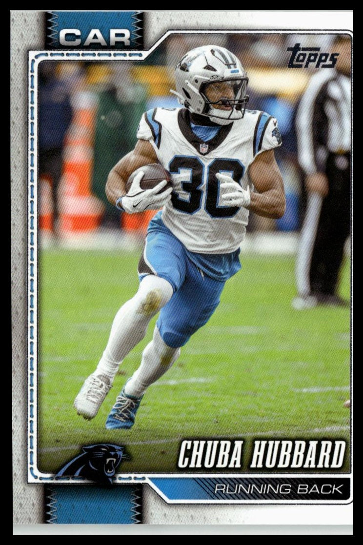 2026 Topps Flagship #28 Chuba Hubbard