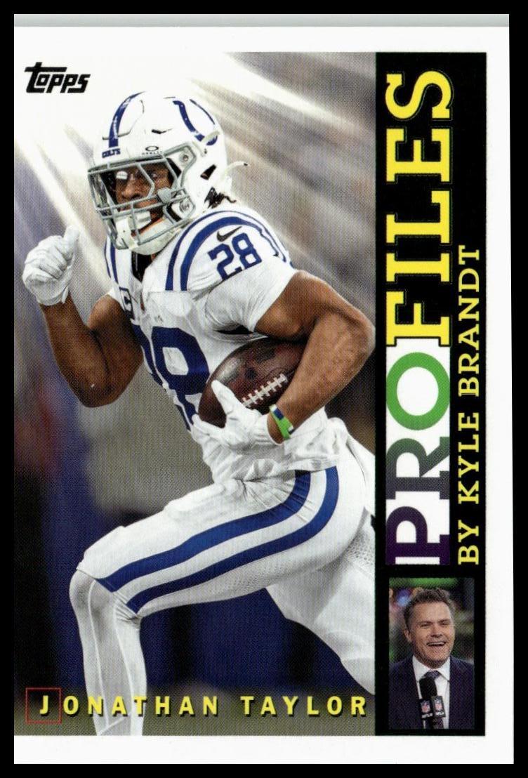 2026 Topps Flagship #TP-8 Jonathan Taylor Topps Profiles